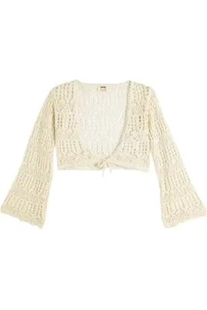 Koton Cardigan V-Kragen Ajour beige 122