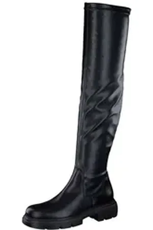Paul Green Stiefel Leder/Textil Overkneestiefel schwarz 40,5 EU