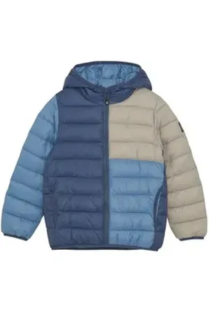 Color Kids Steppjacke COJacket W. Hood - Quilted blau 110