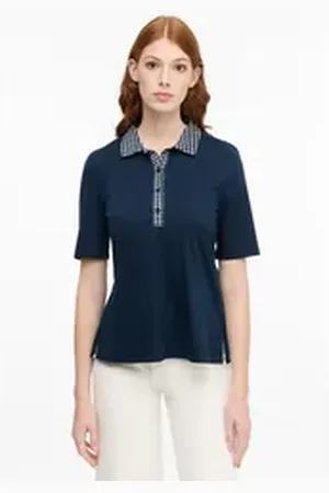 ETERNA Poloshirt REGULAR FIT blau 34