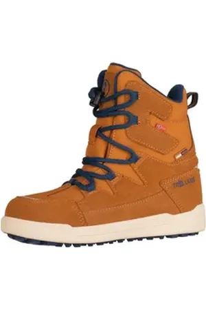 TROLLKIDS Finnmark Winterstiefel Wasserdicht blau|braun 30 EU