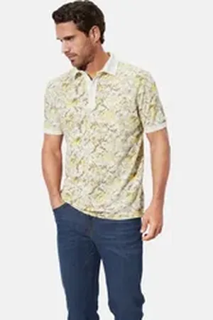 BABISTA Poloshirt CIRIL mit Grafikmuster beige|braun L (52/54)