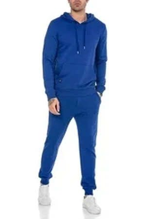 Redbridge Jogginganzug für Herren – Ideal für Freizeit und Sport (2-tlg), Premium Qualität blau L