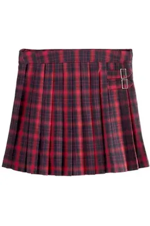 Next Minirock Kilt-Minirock mit Plisseefalten (1-tlg) rot 40