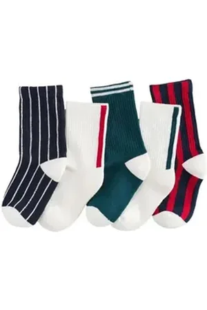 Next Sportsocken Streifensocken mit gepolstertem Fußbett 5er-Pack (1-Paar) blau 16-17 (GB: 0-2.5)