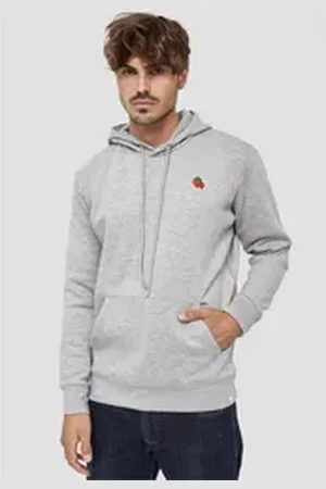 Mikon Kapuzensweatshirt im zeitlosen Design grau XL