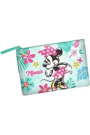 KARACTERMANIA Kosmetiktasche Disney Minnie Maus Kulturbeutel Kulturtasche Waschtasche Strandtasche bunt