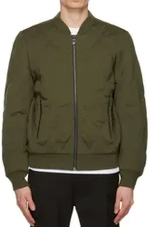 Diesel Bomberjacke Regular Fit Wolljacke - K-CHRYSO 51F - Gr. L grün
