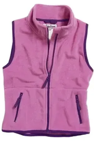 Playshoes Fleeceweste Fleece-Weste farbig abgesetzt rosa 164