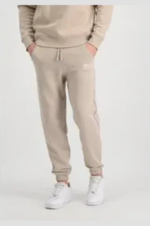 Alpha Industries Jogginghose Men - Jogger Organics EMB Regular Jogger beige|braun S