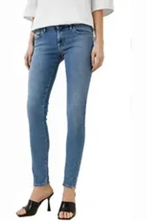 Diesel Jeansjeggings Livier-S 084VT Damen Jeans Hose Slim Jeggings blau W30