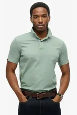Superdry Poloshirt ESSENTIAL JERSEY POLO grau L