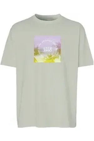 JACK & JONES Kurzarmshirt JORVARENNA PHOTO TEE SS CN FST JNR grau 164