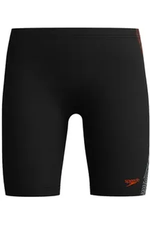 Speedo Badehose orange|schwarz 116 (110)