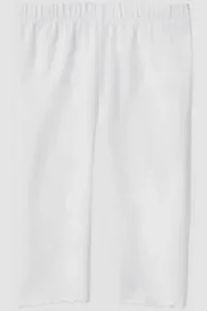 QS by s.Oliver 7/8-Leggings Capri Leggings aus Baumwollstretch mit Elastikbund weiß 98