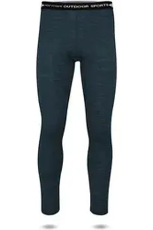 Normani Thermounterhose Herren Merino Unterhose Sydney Thermounterwäsche Funktionshose Lang Baselayer Leggins Ski-Winterhose blau 6XL