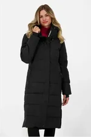 alife kickin Steppjacke Katja Steppjacke, Winterjacke mit Kapuze schwarz 44
