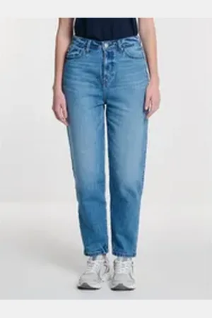 Big Star Mom-Jeans SILLA hohe Leibhöhe blau 30