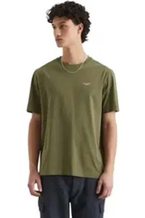 Marc O’ Polo T-Shirt Ein dezenter Logo-Print auf der Brust grün S