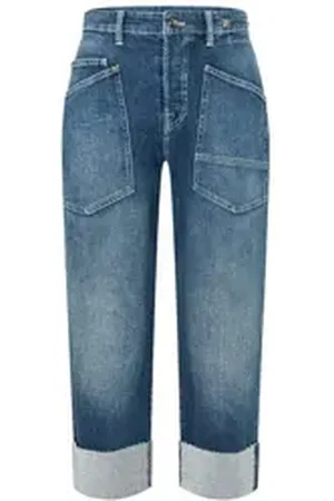 Mac Straight-Jeans Damen Hose Baggy Straight Authentic Denim 0361L231490 D530 Die Baggy Jeans ist eine leichte, elastische Hose aus Coloured Denim. schwarz W42/OL