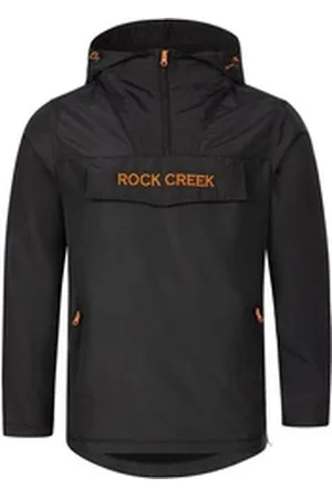 rock creek Windbreaker Herren Windbreaker Übergangsjacke Anorak H-295 schwarz 3XL