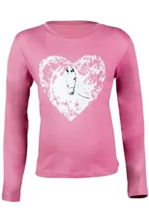 Hkm Langarmshirt Langarmshirt -Horse Spirit- rosa 122/128