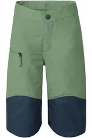 Vaude Funktionshose Kids Caprea Antimos Shorts (1-tlg) besonders leichte Funktionshose für sportliche Aktivitäten grün kurz | 158/164