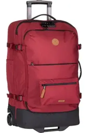 Cabaia Trolley Soft Suitcase Medium, 2 Rollen rot
