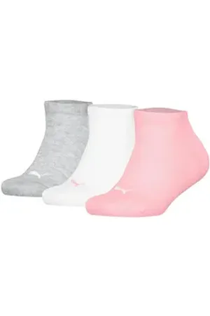 PUMA Freizeitsocken Unisex Socken 3er Pack Baumwollmischung (Packung, 3er Pack) bunt|grau|rosa 27-30