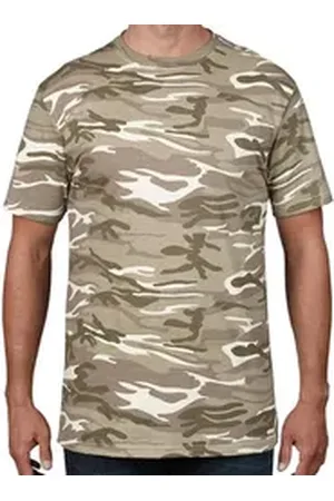 Anvil Rundhalsshirt Camouflage / Tarn Herren T-Shirt L