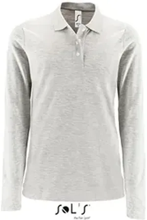 Sols SOLS Langarm-Poloshirt Damen Long-Sleeve Piqué Polo Shirt Perfect XL