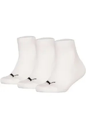 PUMA Freizeitsocken Unisex Socken 3er Pack Baumwollmischung (Packung, 3er Pack) weiß 27-30