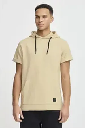 INDICODE Kurzarmpullover grau M