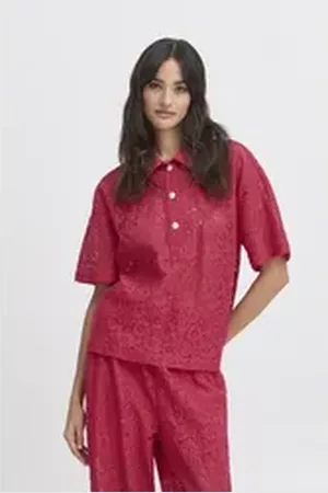 B YOUNG Poloshirt BYBXSOLACY Einzigartiges Poloshirt rot S