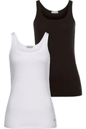 Tamaris Tanktop (2er-Pack) schwarz 38