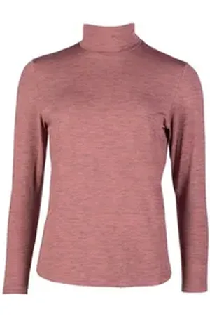 Hkm Langarmshirt Rollkragenshirt -Ruby- rot 134/140