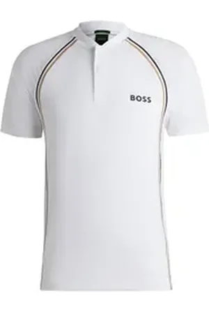 HUGO BOSS Poloshirt Pariq TOC Mesh weiß L