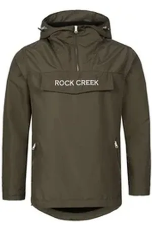 rock creek Windbreaker Herren Windbreaker Übergangsjacke Anorak H-295 grün 4XL