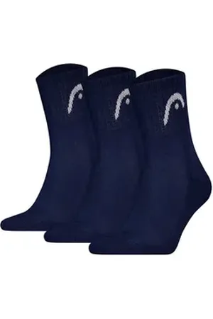 Head Sportsocken Unisex Socken 3er Pack Baumwolle (Packung, 3er Pack) blau 39-42
