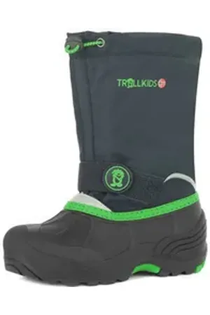 TROLLKIDS Telemark Winterstiefel Wasserdicht blau|grün 28 EU