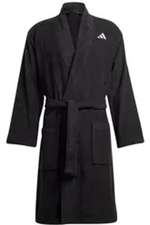 adidas Performance Bademantel Unisex Bademantel BATHROBE, Standardgröße, Baumwolle, Ohne Verschluss schwarz XL