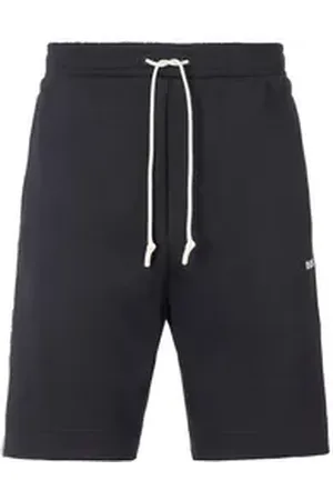 HUGO BOSS Sweatshorts Headlo 1 mit Gesäßtasche schwarz L