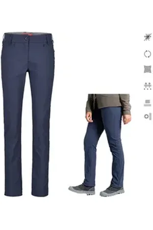 Craghoppers Leggings - Damen NosiLife Stretch Reise Trekkinghose Clara II, navy 38/M