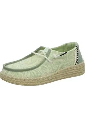 Hey dude Wendy Espadrille Retro Palm Slipper grün 41 EU