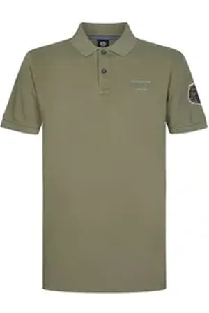 Petrol Industries Poloshirt – Unifarbenes Herren-Poloshirt mit Logo grün L