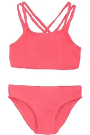 Color Kids Bandeau-Bikini Bikini Structure Knockout Pink 128