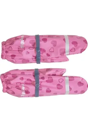Playshoes Fleecehandschuhe Matschhandschuh mit Fleece-Futter Herzchen rosa 0-2 Jahre