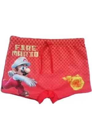 Super Mario Boxer-Badehose Badehose Bademode rot 104