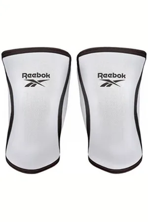 Reebok Kniebandage Knee Sleeves Weiß, in Größe M und L M