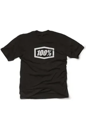 100% T-Shirt Essential Shirt - black (1-tlg) schwarz